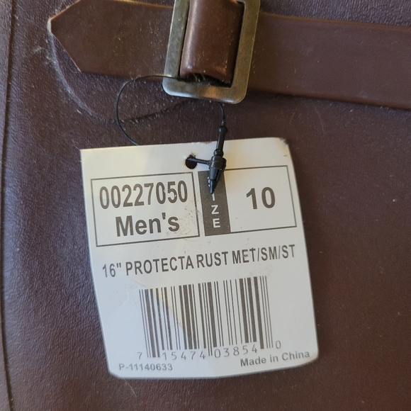 LaCrosse Two Tone Outdoor Rubber Steel Toe Men's Boots Sz 10 Waterproof Gorpcore - Picture 9 of 9